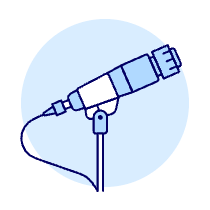 Microphone 17 Illustration from UX Duotone Set