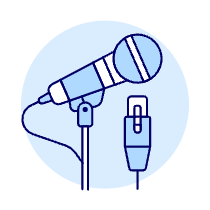 Microphone 20 Illustration from UX Duotone Set