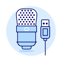 Microphone 27 Illustration from UX Duotone Set