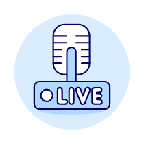 Microphone Live 1 Illustration from UX Duotone Set