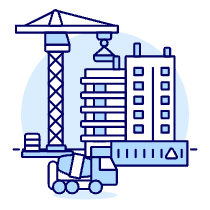 Apartment Building Illustration from UX Duotone Set
