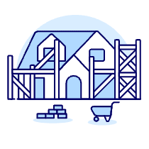 Building Site Illustration from UX Duotone Set