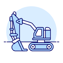 Excavator 2 Illustration from UX Duotone Set