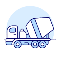 Mixer Truck Illustration from UX Duotone Set