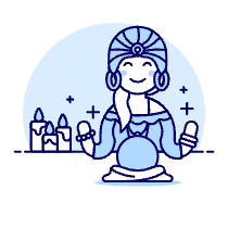 Fortune Teller 6 Illustration from UX Duotone Set