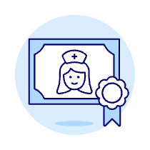 Diploma Nurse 6 Illustration from UX Duotone Set