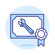 Diploma Wrench Illustration from UX Duotone Set