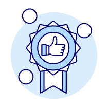 Medal Like Badge Illustration from UX Duotone Set