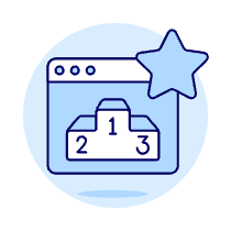 Browser Podium Illustration from UX Duotone Set