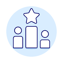 Podium User 2 Illustration from UX Duotone Set