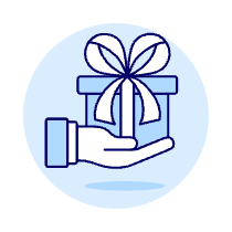 Gift Sharing Illustration from UX Duotone Set
