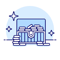 Open Treasure Chest Illustration from UX Duotone Set