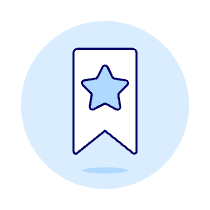 Pennant Star 2 Illustration from UX Duotone Set