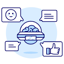 Chatbot 2 Illustration from UX Duotone Set