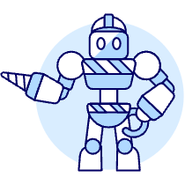 Construction Robot 1 Illustration from UX Duotone Set