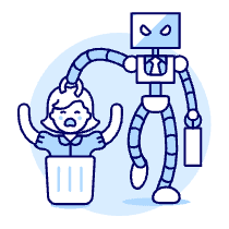 Ai Disruption 2 4 Illustration from UX Duotone Set