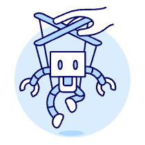 Controlable Robot Illustration from UX Duotone Set