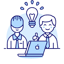 Human Ai Collaboration 4 4 Illustration from UX Duotone Set