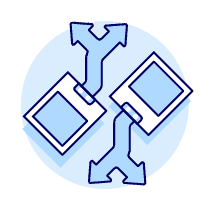 Mobile Robot Protocol Illustration from UX Duotone Set