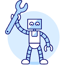 Technician Robot 1 Illustration from UX Duotone Set