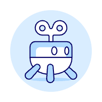 Wind Up Toy Illustration from UX Duotone Set