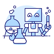 Laboratory Robot 2 Illustration from UX Duotone Set