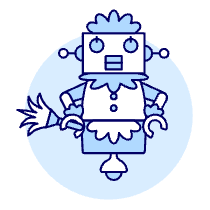 Maid Robot 1 Illustration from UX Duotone Set