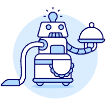 Maid Robot 2 Illustration from UX Duotone Set