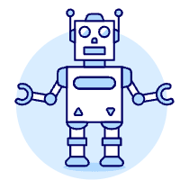 Vintage Robot 1 Illustration from UX Duotone Set