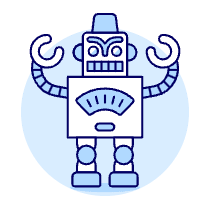 Vintage Robot 2 Illustration from UX Duotone Set