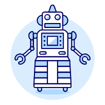 Vintage Robot 3 Illustration from UX Duotone Set