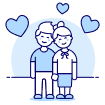 Couple Happy 1 Illustration from UX Duotone Set