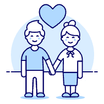 Couple Holding Hand 1 Illustration from UX Duotone Set