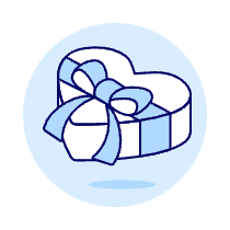 Gift Heart 3 Illustration from UX Duotone Set