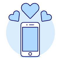 Dating Application 3 Illustration from UX Duotone Set
