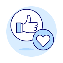Social Network Love 1 Illustration from UX Duotone Set