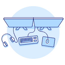 Gamer 1 Illustration from UX Duotone Set