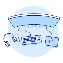 Gamer 2 Illustration from UX Duotone Set