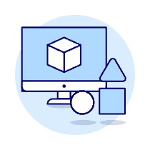 3 D Modelling Illustration from UX Duotone Set