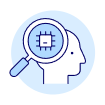Chip In Brain 1 Illustration from UX Duotone Set