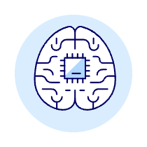 Cyborg Brain Illustration from UX Duotone Set