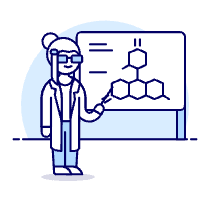 Scientist 3 4 Illustration from UX Duotone Set