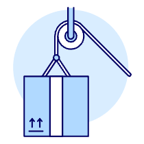 Hoisting Illustration from UX Duotone Set