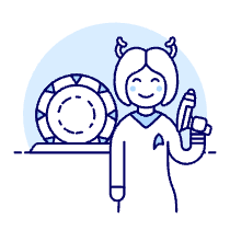 Humanoid 1 Illustration from UX Duotone Set