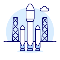 Rocket 1 Illustration from UX Duotone Set