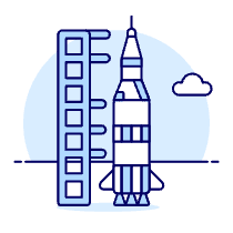 Rocket 2 Illustration from UX Duotone Set