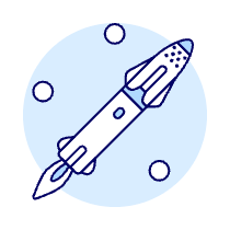 Rocket 4 Illustration from UX Duotone Set