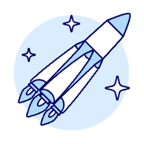 Rocket 8 Illustration from UX Duotone Set