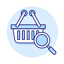 Shopping Basket View Illustration from UX Duotone Set