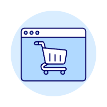 Shopping Cart Browser 2 Illustration from UX Duotone Set
